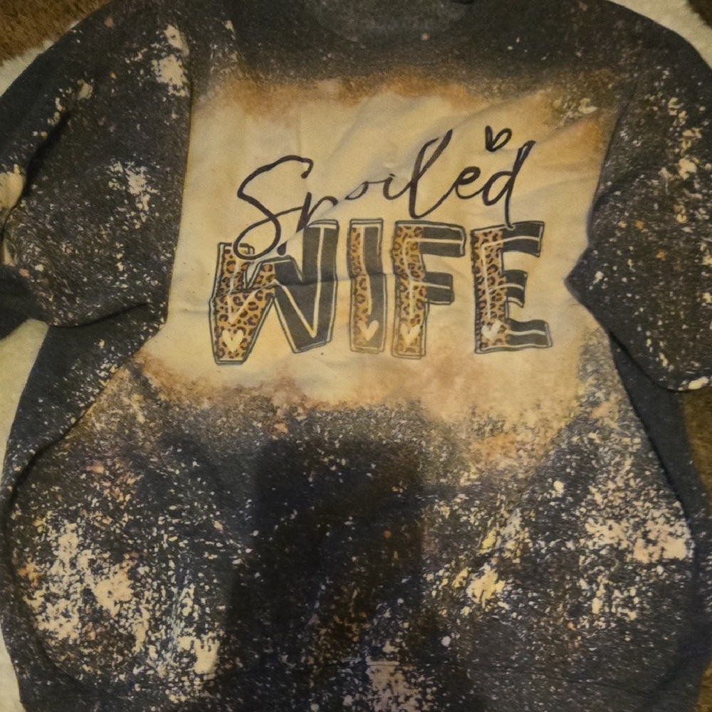 Spoiled Wife Graphic Sweatshirt